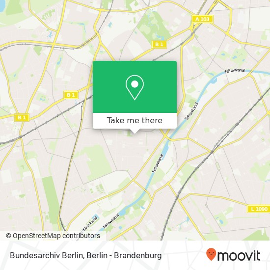 Bundesarchiv Berlin map