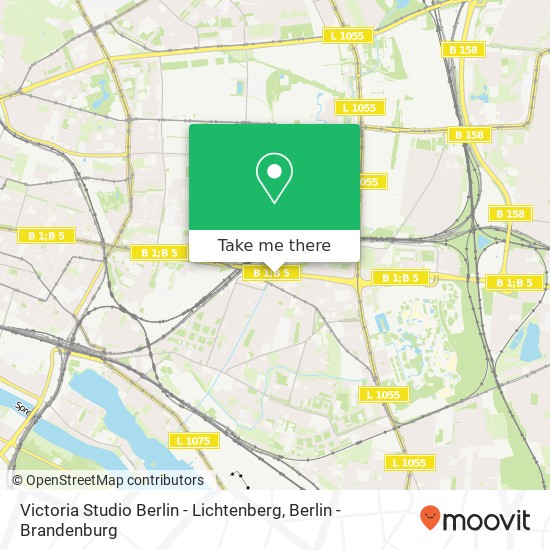 Victoria Studio Berlin - Lichtenberg, Rosenfelder Straße 18 map