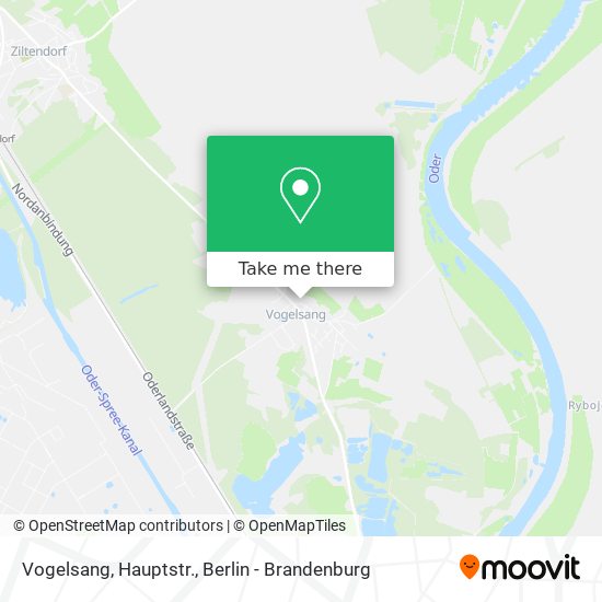 Vogelsang, Hauptstr. map