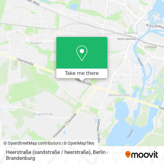 Heerstraße (sandstraße / heerstraße) map