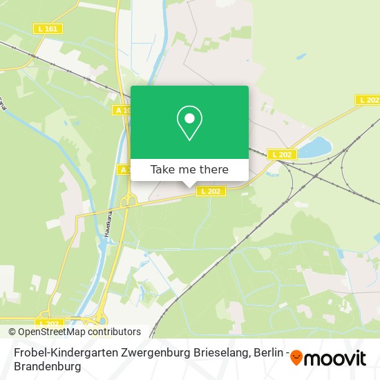 Frobel-Kindergarten Zwergenburg Brieselang map