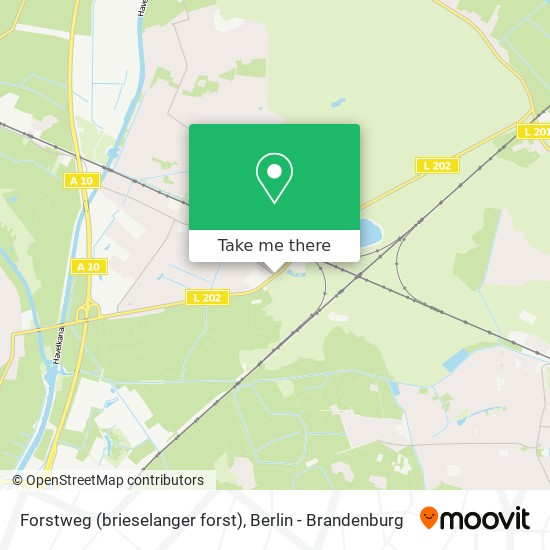 Карта Forstweg (brieselanger forst)