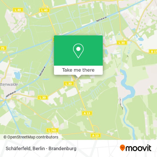 Карта Schäferfeld