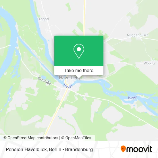 Pension Havelblick map