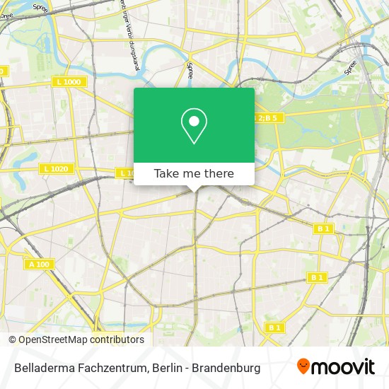 Belladerma Fachzentrum map