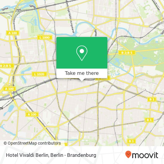 Карта Hotel Vivaldi Berlin, Knesebeckstraße 29