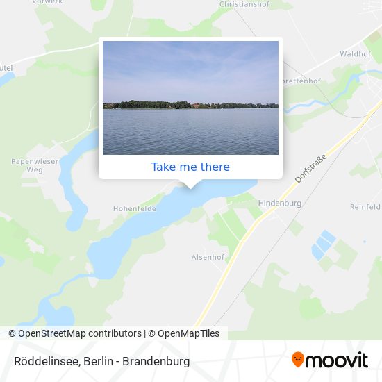 Röddelinsee map