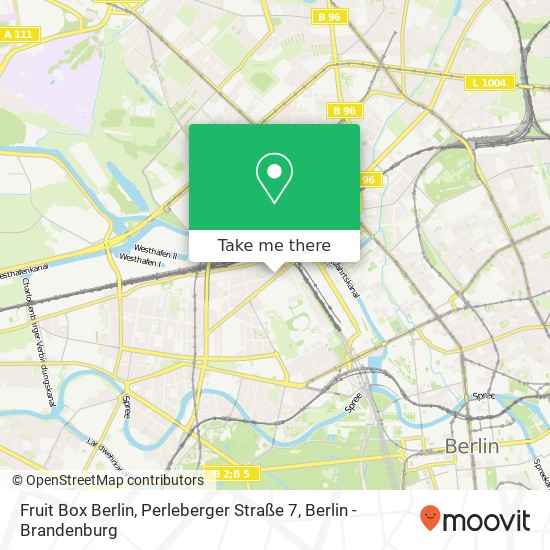 Fruit Box Berlin, Perleberger Straße 7 map