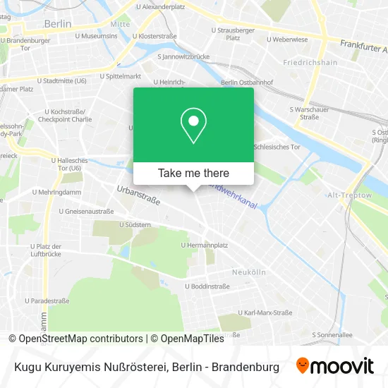 Карта Kugu Kuruyemis Nußrösterei
