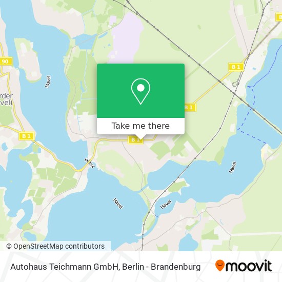 Autohaus Teichmann GmbH map
