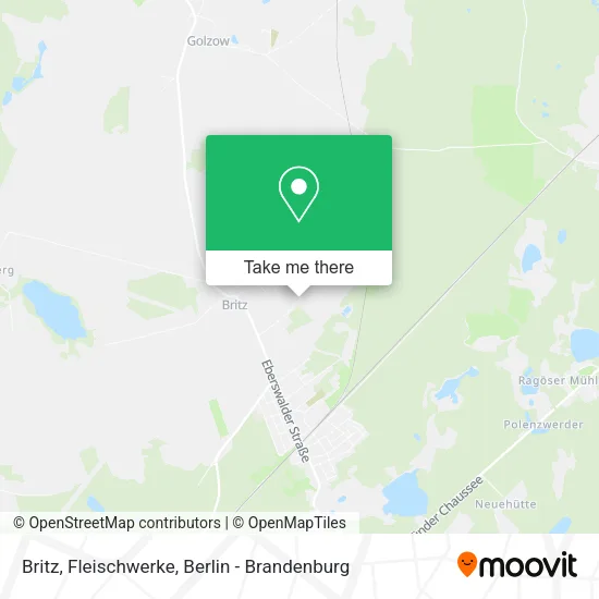 Карта Britz, Fleischwerke