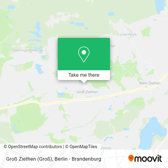 Карта Groß Ziethen