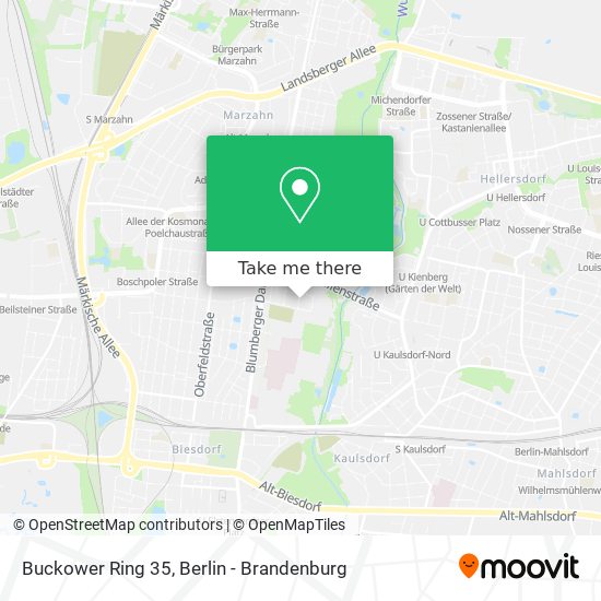 Карта Buckower Ring 35