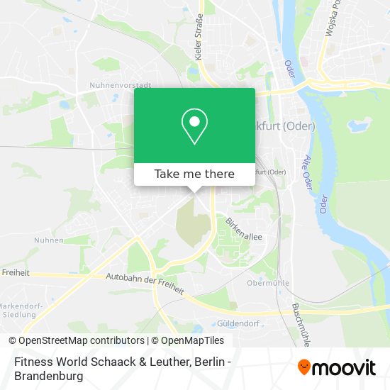 Fitness World Schaack & Leuther map