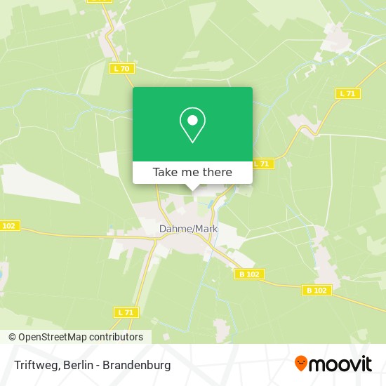 Triftweg map