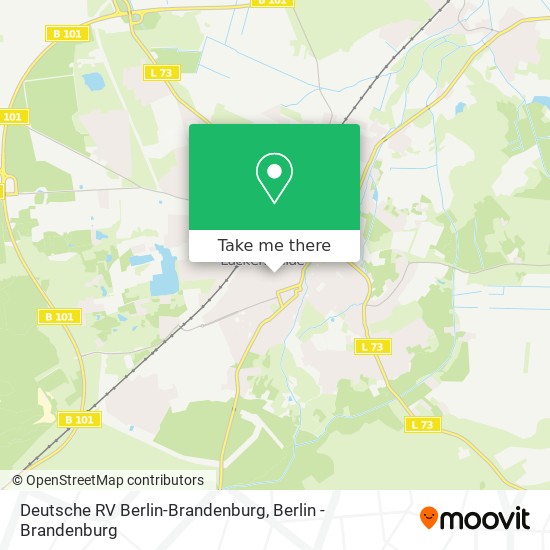 Deutsche RV Berlin-Brandenburg map
