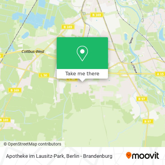 Apotheke im Lausitz-Park map