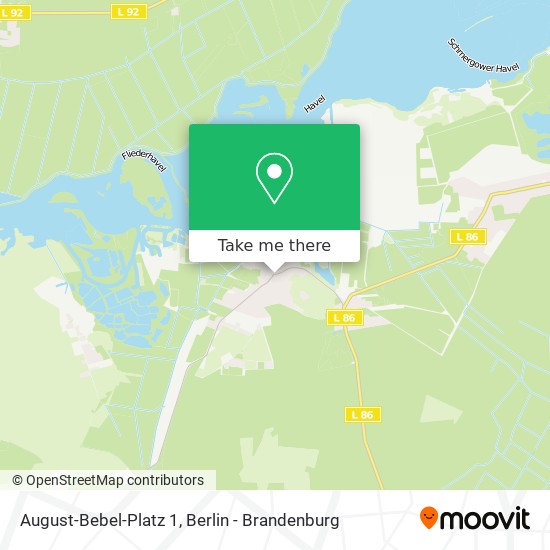 August-Bebel-Platz 1 map