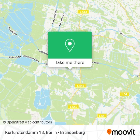Kurfürstendamm 13 map