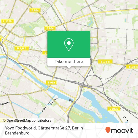 Yoyo Foodworld, Gärtnerstraße 27 map