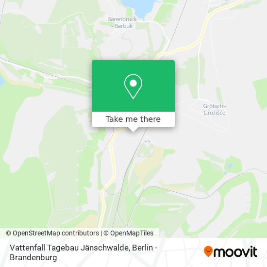 Vattenfall Tagebau Jänschwalde map