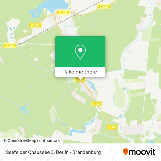 Seefelder Chaussee 3 map