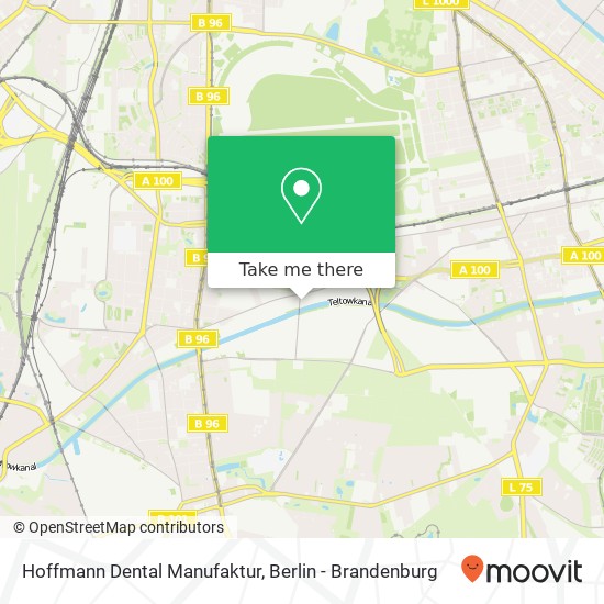 Карта Hoffmann Dental Manufaktur, Komturstraße