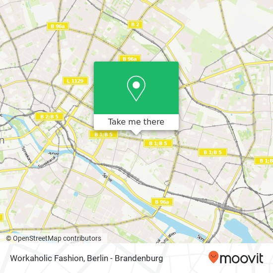 Карта Workaholic Fashion, Karl-Marx-Allee 85