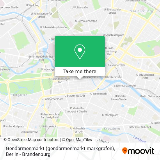 Карта Gendarmenmarkt (gendarmenmarkt markgrafen)