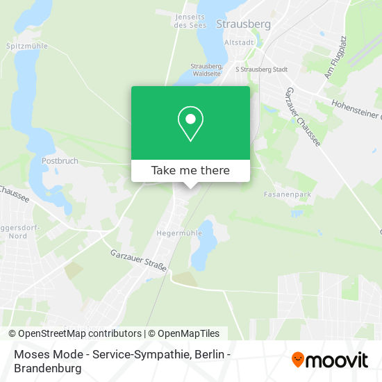 Moses Mode - Service-Sympathie map