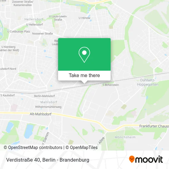 Verdistraße 40 map