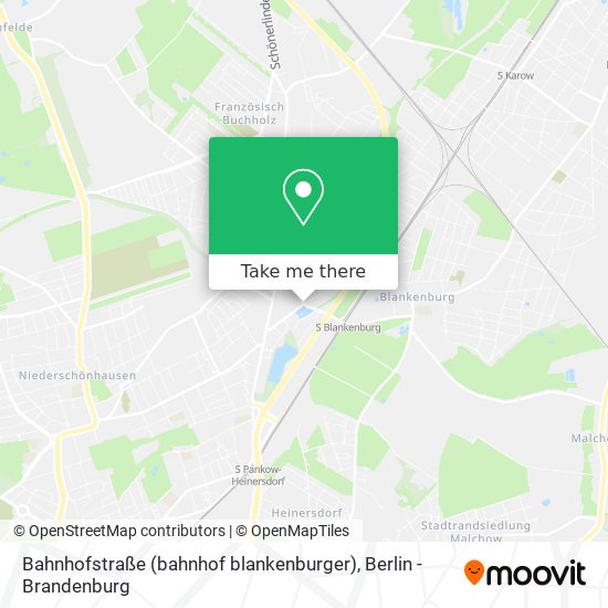 Bahnhofstraße (bahnhof blankenburger) map