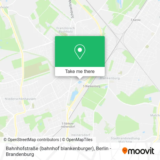 Bahnhofstraße (bahnhof blankenburger) map