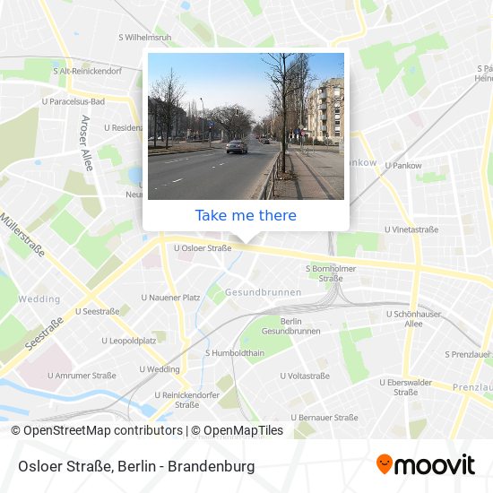 Osloer Straße map