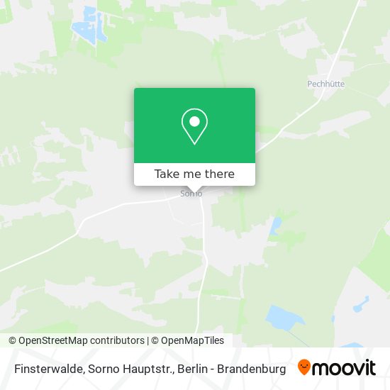 Карта Finsterwalde, Sorno Hauptstr.