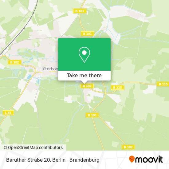 Baruther Straße 20 map