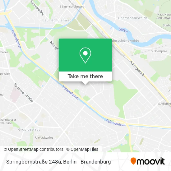 Карта Springbornstraße 248a
