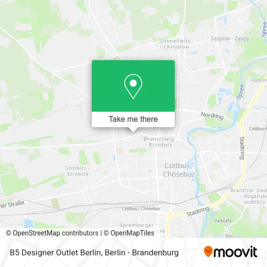 Карта B5 Designer Outlet Berlin