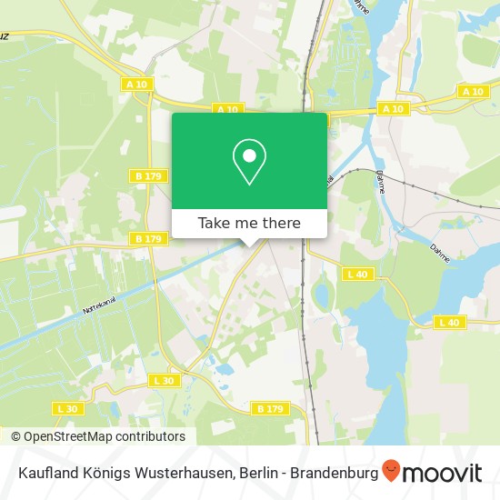 Kaufland Königs Wusterhausen map