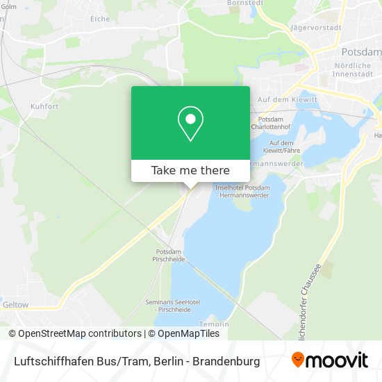 Карта Luftschiffhafen Bus/Tram