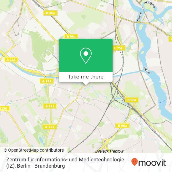 Карта Zentrum für Informations- und Medientechnologie (IZ)