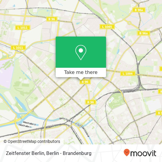 Карта Zeitfenster Berlin