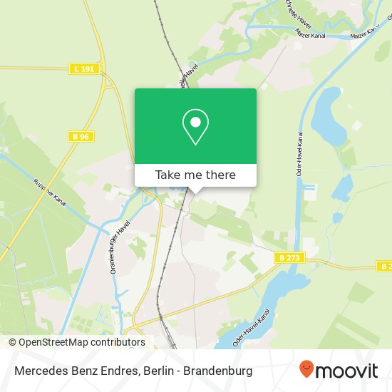 Mercedes Benz Endres map