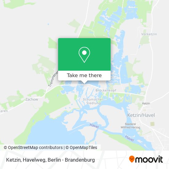 Карта Ketzin, Havelweg