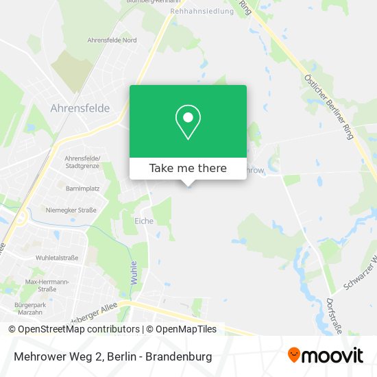 Mehrower Weg 2 map
