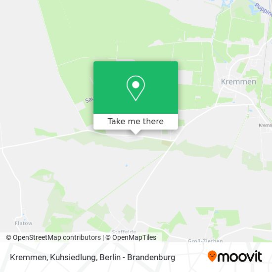 Kremmen, Kuhsiedlung map