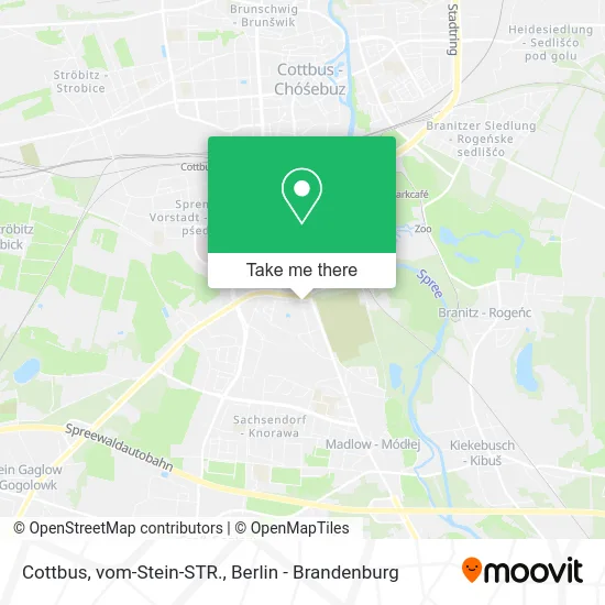 Cottbus, vom-Stein-STR. map