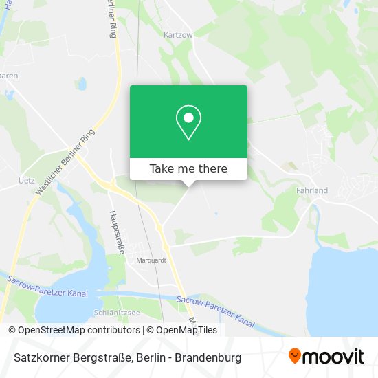 Satzkorner Bergstraße map