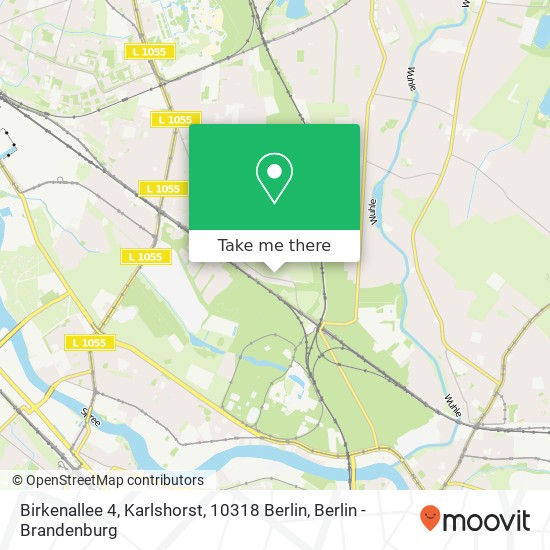 Birkenallee 4, Karlshorst, 10318 Berlin map