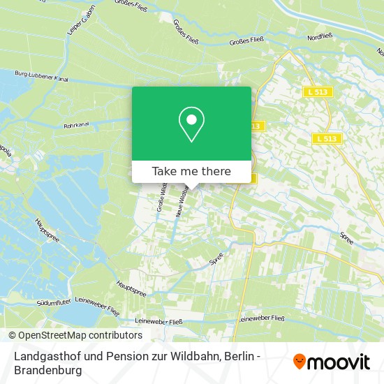 Карта Landgasthof und Pension zur Wildbahn
